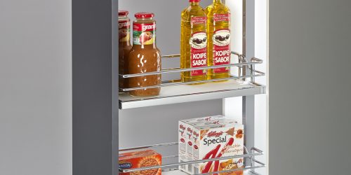Pull-Out Pantry with Prima Melamine Base Baskets